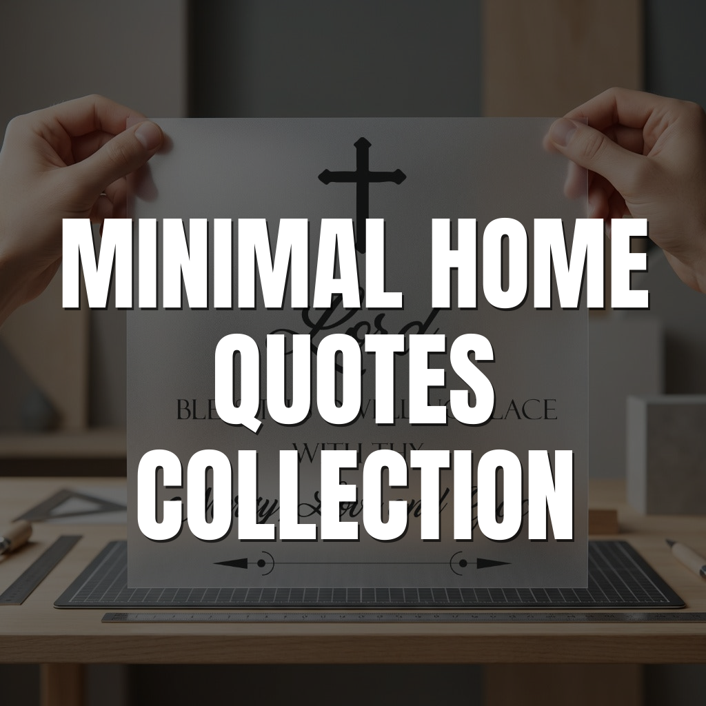 Minimal Home Quotes Collection