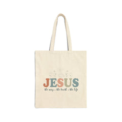 Jesus • The Way The Truth The Life | Christian Tote Bag