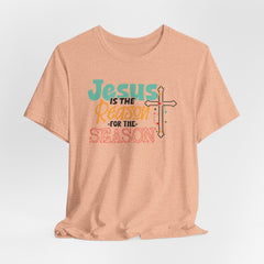 Jesus Is the Reason for the Season Lights Cross | Worship & Praise Tee