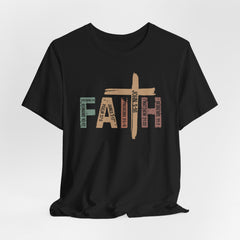 Faith Verses Cross | Bible Verse Tee