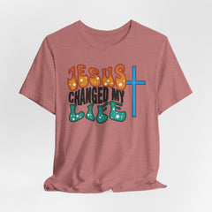 Jesus Changed My Life | Retro Christian T-shirt