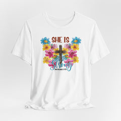 She Is Strong | Women of Faith T-Shirt