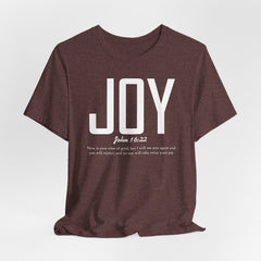 Joy John 16:22 Tee | Bible Verse T-shirt