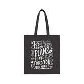 For I Know the Plans | Christian Tote Bag