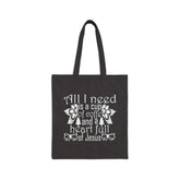 A Heart Full of Jesus & a Cup of Coffee | Christian Tote Bag