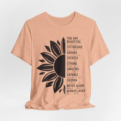 You Are Loved, Strong, and Chosen | Bible Verse T-Shirt