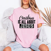 Christmas About Jesus | Festive Faith Tee