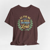 As For Me and My House | Bible Verse T-Shirt