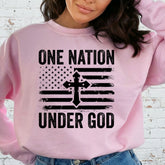 One Nation Under God | Patriotic Faith Sweatshirt