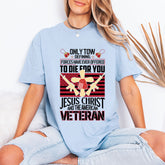 Christian American Veteran Tribute T-Shirt - Faith & Freedom Design