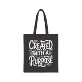 Created With a Purpose | Christian Tote Bag