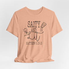 Salty and Lit Tee | Faith & Humor T-shirt
