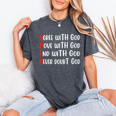 AMEN Acrostic | Bold Faith Proclamation Tee