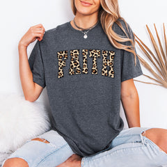 FAITH Leopard Print | Bold Christian Statement Tee