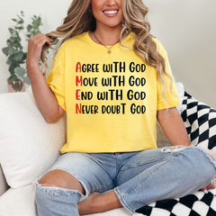 AMEN Acrostic | Bold Faith Proclamation Tee