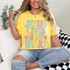 Jesus Lives In My Heart | Joyful Faith Tee