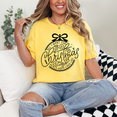All I Want For Christmas | Peace Hope Love Joy Tee