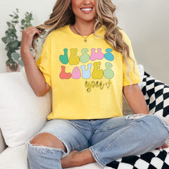 Jesus Loves You | Retro Affirmation Tee