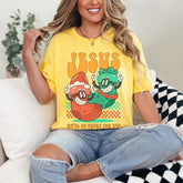 Jesus He'll Be There | Retro Cartoon Devotion Tee