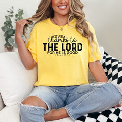 Give Thanks to the Lord | Gratitude Scripture Tee