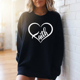 Faith Heart | Bold Devotion Sweatshirt