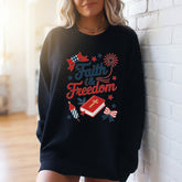 Faith & Freedom | Patriotic Christian Sweatshirt