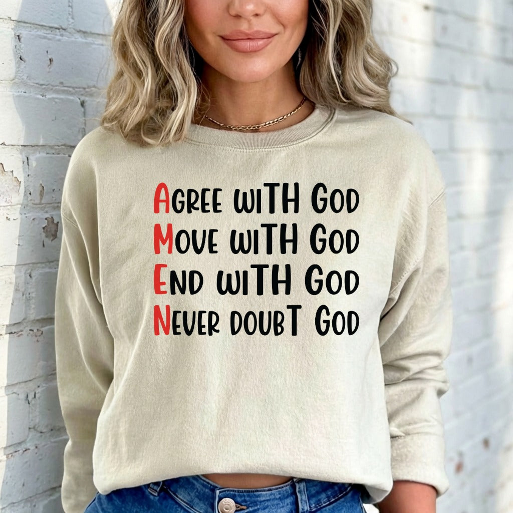 Amen Affirmation | Move with God Sweatshirt