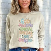 God Made Me Special & Unique | Affirmation & Identity Sweatshirt