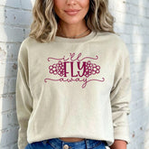 I'll Fly Away | Heavenly Hope & Floral Sweatshirt