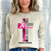 Christ Strengthens Me | Breast Cancer Awareness Sweatshirt
