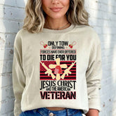 Jesus & Veteran | Sacrifice & Service Sweatshirt