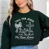 Fall For Jesus | Autumn Faith & Comfort Sweatshirt