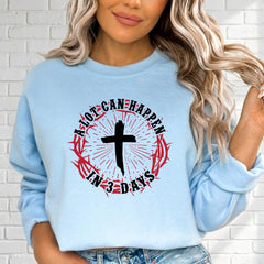 A Lot Can Happen In 3 Days | Resurrection Hope Sweatshirt - Luckets.com