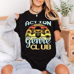 Action Genre Club Gamer Funny Sarcastic Ready to Press DTF Transfer for Dtf