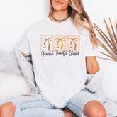 Grateful Thankful Blessed | Faith & Gratitude Tee