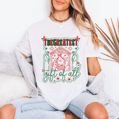 The Greatest Gift of All | Nativity Christmas Tee