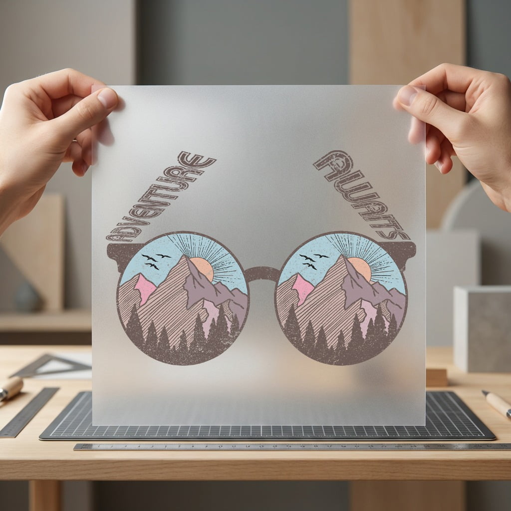 Adventure Awaits Sunglasses Retro Vintage Retro Ready to Press DTF Transfer for Dtf