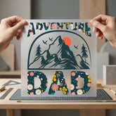 Adventure Dad Floral Nature Dad Floral Ready to Press DTF Transfer for Dtf