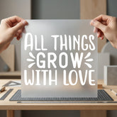 All Things Grow Love Mom Aesthetic Ready to Press DTF Transfer for Dtf
