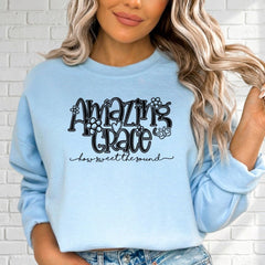Amazing Grace | Soul - Stirring Script Sweatshirt - Luckets.com