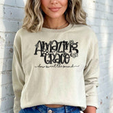 Amazing Grace | Soul - Stirring Script Sweatshirt - Luckets.com
