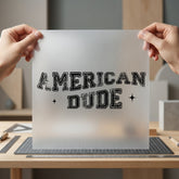 American Dude Retro Western 4th Of July Usa Ready to Press DTF Transfer for Dtf