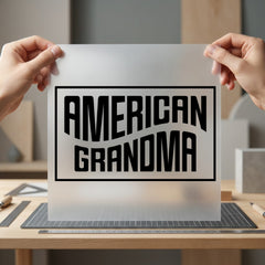 American Grandma Retro Diy 4th Of July Grandma Ready to Press DTF Transfer for Dtf
