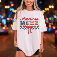 American Mama Patriotic Diy 4th Of July Patriotic Ready to Press DTF Transfer for Dtf