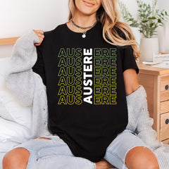 Austere Neon Gradient Retro Funny Sarcastic Ready to Press DTF Transfer for Dtf