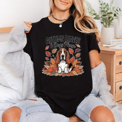 Autumn Leaves Dogs Please Fall Autumn Ready to Press DTF Transfer for Dtf