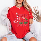 Jesus Is The Reason For The Season Christmas T-Shirt - Festive Holiday Faith Tee