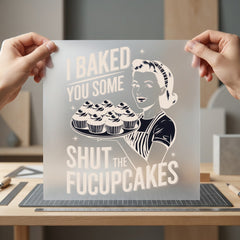 Baked You Some Fucupcakes Mom Funny Ready to Press DTF Transfer for Dtf