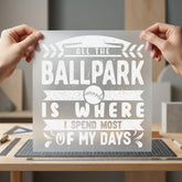 Baseball Ballpark Quote Sports Mom Vintage Ready to Press DTF Transfer for Dtf