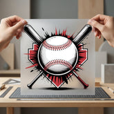 Baseball Bats Graphic Sports Vintage Retro Ready to Press DTF Transfer for Dtf